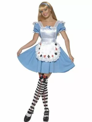 Ladies Deck Of Cards Girl Fancy Dress Costume Fairy Tale Dress Up Halloween • £23.60