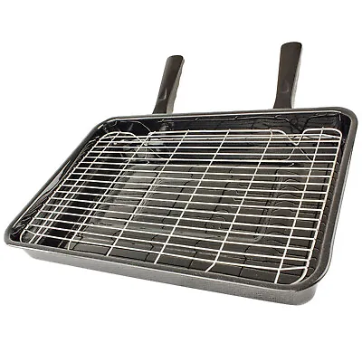 £22.79 • Buy UNIVERSAL Large Oven Cooker Grill Pan Tray With Double Handle & Rack