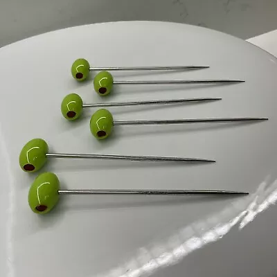 WITH AN OLIVE’ Martini Picks Set Of 6 • $12