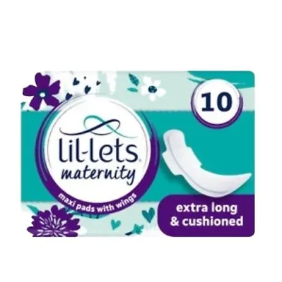 Lil-Lets Maternity Maxi  10sX 6 ( Total 60 Pads ) • £19.99