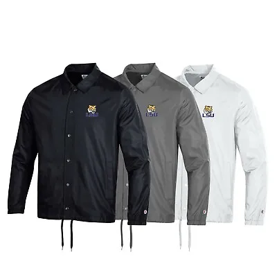 LSU Tigers NCAA Men's Champion Classic Coaches Jacket Collection • $44.99