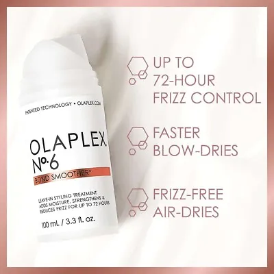 Olaplex No. 6 Bond Smoother 100ml  Latest Formula Policy Compliance  • $45.50