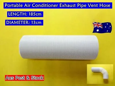 $48 • Buy Portable Air Conditioner Spare Parts Exhaust Pipe Vent Hose Tube (185cmx13cm) 