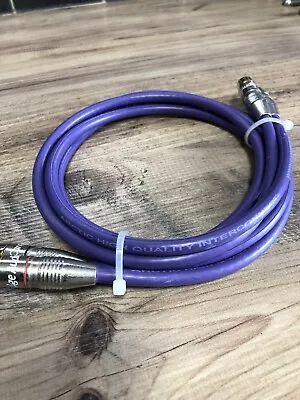 Cambridge Audio Arctic High Quality Interconnect RCA Cable 1m Purple HIFI Lead • £15