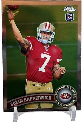 2011 Colin Kaepernick Topps Chrome Rookie RC Card #25 San Francisco 49ers  • $4.95