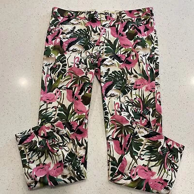 Men’s Loudmouth Golf Pants Pink Flamingos Tropical Fancy Birds 40 X 32 • $34.99