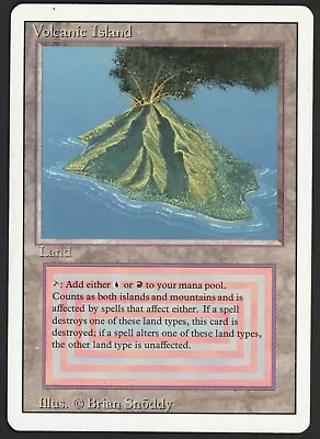 ***Volcanic Island*** MTG Revised Magic Kid Icarus • $425