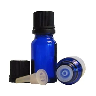 10ml [1/3 Oz] COBALT BLUE Glass Bottles With Euro Dropper • $139.99