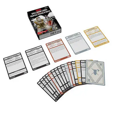 $44.08 • Buy D And D Spellbook Cards Martial Powers And Races Deck 61 Cards Ages 12 Years Old
