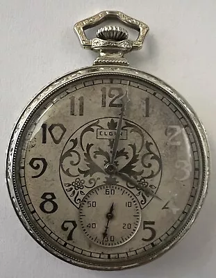 Vintage - 1930 Elgin Pocket Watch National Watch Co. • $175