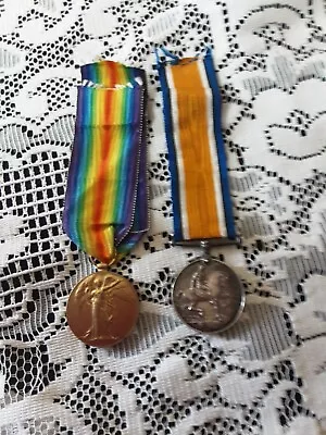 WW1 Medals Pair Victory War For Civilization Memorabilia Collectable RNVR • £60