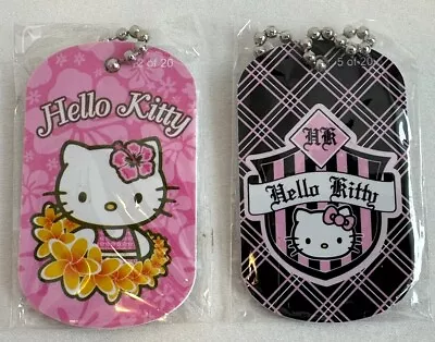 2 X Hello Kitty 2012 Name Dog Bag Tags Pendants Sanrio Hogwarts Harry Potter • $17.95