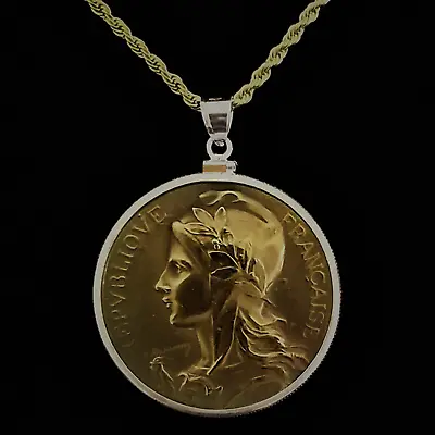 French Medal 1950 Marianne Galia Female Art Nouveau By Rasummy • $99