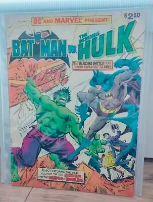 £49.99 • Buy BATMAN Vs The INCREDIBLE HULK Marvel DC Treasury Oversize Bronze Comic 1981 1st 