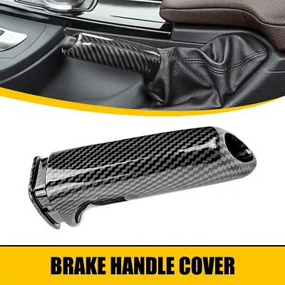 For Bmw E36 E46 E90 E92 F30 F32 F80 Abs Carbon Fiber Brake Handle Handbrake Grip • $17