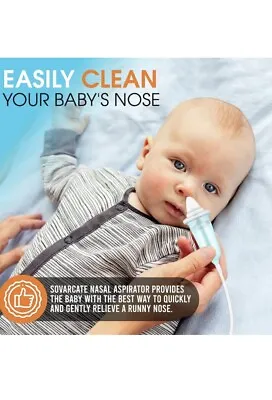 Baby Nasal Aspirator. Comfortable Hygienic Dishwasher Safe. From Newborn • £0.99