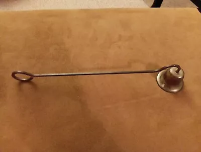 Vintage Brass Candle Snuffer Extinguisher Douter Twisted Metal Handle • $0.99