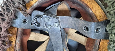 £2300 • Buy WWII British Paratrooper Mk.1 Helmet, Size 7 Dated 1943.  Para Helmet.  Denison