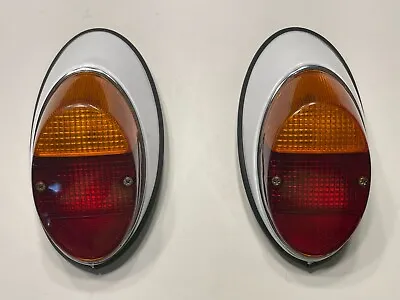 Tail Light Assembly EURO Left & Right Side Volkswagen VW Type1 Bug Beetle 62-67 • $120.30