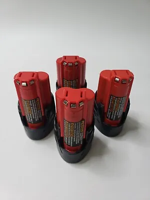 Lot Of 4 Lithium-ion Power Tool Battery 12V 3000mAH 36Wh For Milwaukee • $29.99