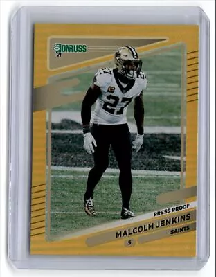 2021 Donruss Press Proof Premium Malcolm Jenkins New Orleans Saints #98 • $1.50