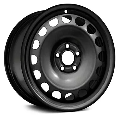 Wheel For 2006-16 Volkswagen Jetta 15x6 Steel 5-112mm Painted Black Offset 47mm • $85