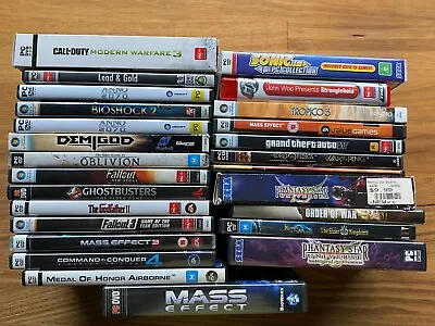 Assortment Of PC Computer Games - In Excellent Used Condition - Free Postage • $9.95