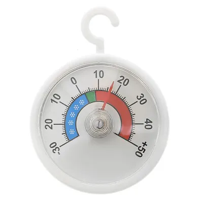 £4.99 • Buy Fridge Freezer Thermometer With Dial & Hanging Hook Temperature Regulator 