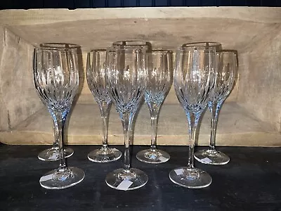 Mikasa Crystal Arctic Lights 8.25” Wine Goblets (7) • $125