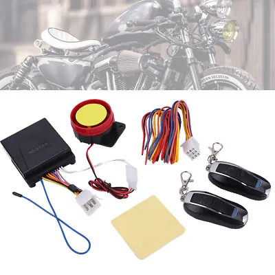 Motor Bike Scooter Security Alarm System Anti-theft Remote Control Engine Start • $15.95