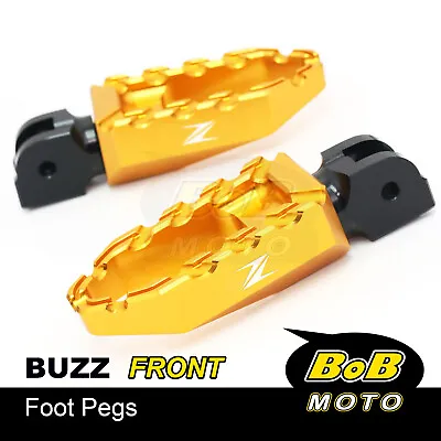 CNC Buzz Anti-slip Front Touring Foot Pegs For Kawasaki Z1000 SX 17-18 • $52.92