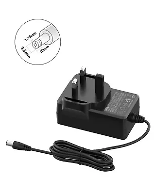 18V 1A Adaptor Charger Plug With 3.5mm / 1.35mm Male Power Jack Adapter AC/DC • £9.99