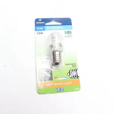 Westinghouse LED Light Bulb 1.5 Watt 120 Volt T7 2700K Warm White 45119 • $3.84