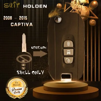 Upgrade Flip Remote Key Shell Case 3 Button To Suit Holden Captiva 2006 - 2015 • $16.80