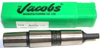 $32.90 • Buy Up To 7 New Jacobs Arbor A0303 #3 Morse Taper To #3 Jacob Taper Adapter 3MT/3JT