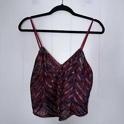 Victoria’s Secret Women’s Vintage Paisley Cami Tank Size S • $14.99