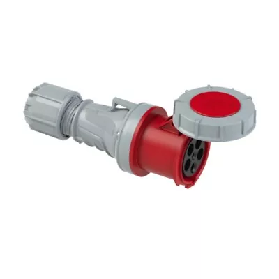 PCE 63Amp 5 Pin 3P+N+E 415V Red Socket Ceeform Commando IP67 Waterproof • £44.50