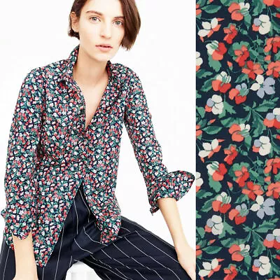 BNWT J Crew Classic Liberty Print Floral Cotton Blouse Shirt Top US4 UK8/ XS • £80