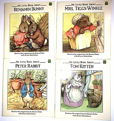 Beatrix Potter Lot Of 4 Vintage Softcover Books Peter Rabbit Benjamin Bunny 1985 • $11.60