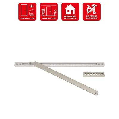 Door Restrictor Door Stay Adjustable Concealed For UPVC Doors • £16.95