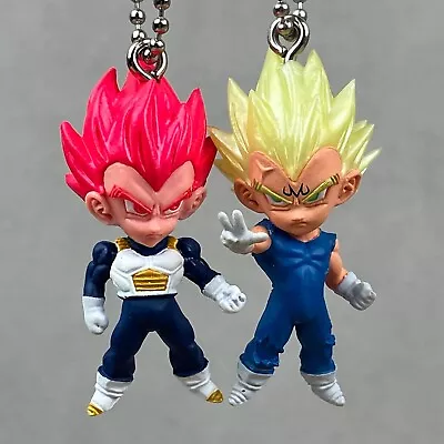 Dragon Ball Kai Vegeta Majin Deformed Burst Swing Anime Figure Keychain Lot • $14.99