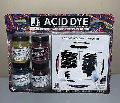 Jacquard Acid Dye Starter Set 4 Color Set • £28.50