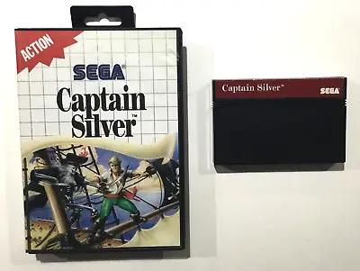 Captain Silver Sega Master System Complete With Case + Game Tested Works • $27.97