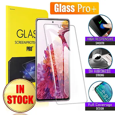 $5.90 • Buy For Samsung Galaxy S20 FE S21 S10 S9 S8 Plus Ful Tempered Glass Screen Protector