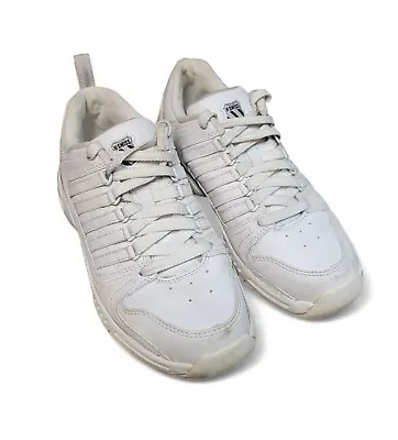 K-Swiss White Women's 7 Tennis Shoes Sneakers 184796/K-50 LOW • $17.99