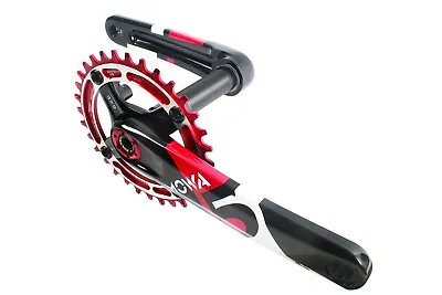 MOWA Five Mountain Cycling 11-Speed Single Crankset 175mm W/36T Red Chainring  • $138.98