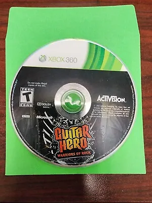 $23.85 • Buy Guitar Hero: Warriors Of Rock (Xbox 360, 2010) NO TRACKING - DISC ONLY #A5145