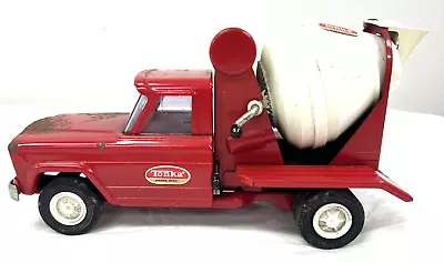 Vintage TONKA JEEP CEMENT MIXER Red Truck Circa 1960’s • $16.99