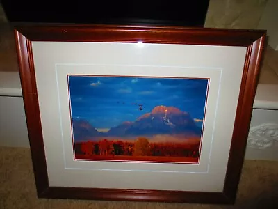 Thomas Mangelsen  Changing Seasons  Grand Tetons 68/950 10 X14  Signed • $249.99