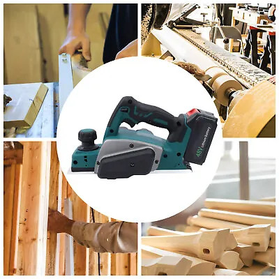 Electric Cordless Wood Planer Handheld Woodworking Power Tool 15000r/min • $110
